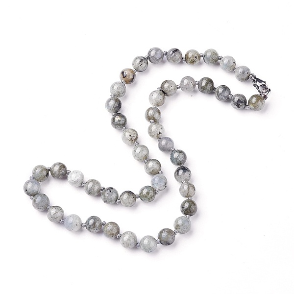 PandaHall Natural Labradorite Beaded Necklace, with Stainless Steel Clasps, 18.62 inch(47.3cm), beads: 8~8.5mm Labradorite
PandaHall Natural Labradorite Beaded Necklace, with Stainless Steel Clasps, 18.62 inch(47.3cm), beads: 8~8.5mm Labradorite