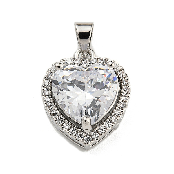 PandaHall Rack Plating Brass Micro Pave Cubic Zirconia Pendants, Heart, Clear, 16.5x13.5x7mm, Hole: 4x3.5mm Brass+Cubic Zirconia Heart Clear
PandaHall Rack Plating Brass Micro Pave Cubic Zirconia Pendants, Heart, Clear, 16.5x13.5x7mm, Hole: 4x3.5mm Brass+Cubic Zirconia Heart Clear