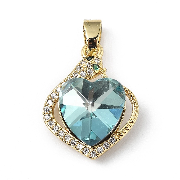 PandaHall Real 18K Gold Plated Rack Plating Brass Micro Pave Clear Cubic Zirconia Pendants, with Glass, Long-Lasting Plated, Cadmium Free &...
PandaHall Real 18K Gold Plated Rack Plating Brass Micro Pave Clear Cubic Zirconia Pendants, with Glass, Long-Lasting Plated, Cadmium Free &...