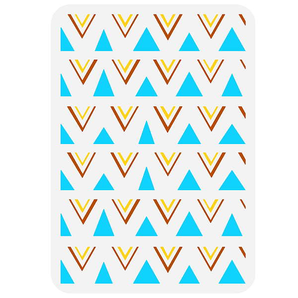 PandaHall Plastic Drawing Painting Stencils Templates, for Painting on Scrapbook Fabric Tiles Floor Furniture Wood, Rectangle, Triangle...
PandaHall Plastic Drawing Painting Stencils Templates, for Painting on Scrapbook Fabric Tiles Floor Furniture Wood, Rectangle, Triangle...