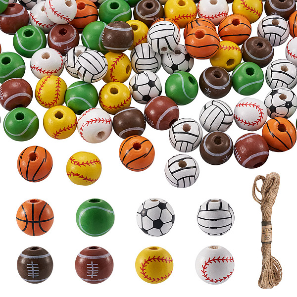 PandaHall Kissitty Sport Theme Beaded Party Decoration Making Kit, Including Basketball & Football & Volleyball & Baseball Natural Wood..., Multicolor
PandaHall Kissitty Sport Theme Beaded Party Decoration Making Kit, Including Basketball & Football & Volleyball & Baseball Natural Wood..., Multicolor