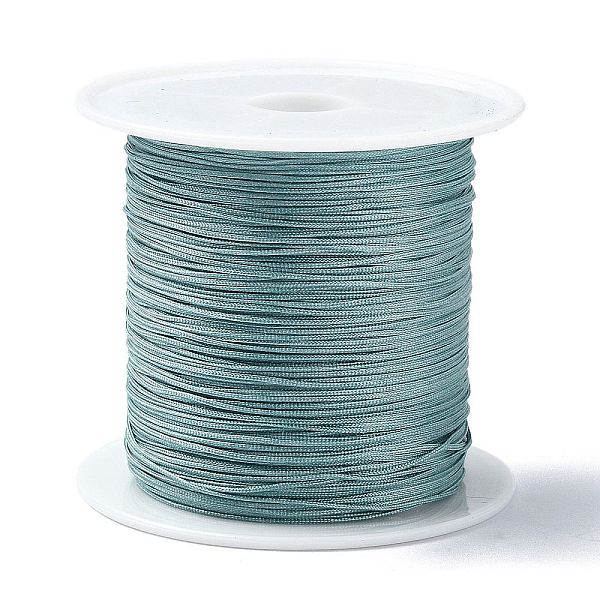 PandaHall 1 Roll Nylon Chinese Knot Cord, Nylon Jewelry Cord for Jewelry Making, Cadet Blue, 0.4mm Nylon
PandaHall 1 Roll Nylon Chinese Knot Cord, Nylon Jewelry Cord for Jewelry Making, Cadet Blue, 0.4mm Nylon
