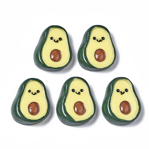 PandaHall Spray Painted Resin Cabochons, Avocado with Smile, Yellow, 26~27x21.5x6.5~7.5mm Resin Fruit Yellow
PandaHall Spray Painted Resin Cabochons, Avocado with Smile, Yellow, 26~27x21.5x6.5~7.5mm Resin Fruit Yellow