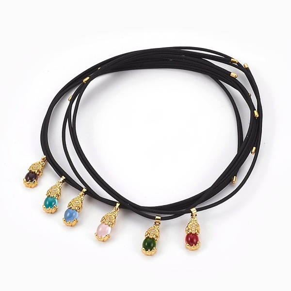 PandaHall Dual-use Items, Magnetic Cord Wrap Bracelets, Pendant Necklace, with Brass Jade Pendant, Dyed, Pi Xiu, Golden, Mixed Color, 20.1..., Multicolor
PandaHall Dual-use Items, Magnetic Cord Wrap Bracelets, Pendant Necklace, with Brass Jade Pendant, Dyed, Pi Xiu, Golden, Mixed Color, 20.1..., Multicolor