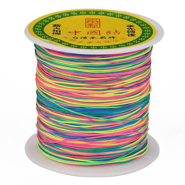PandaHall Braided Nylon Thread, Chinese Knotting Cord Beading Cord for Beading Jewelry Making, Colorful, 0.5mm, about 150yards/roll Nylon
PandaHall Braided Nylon Thread, Chinese Knotting Cord Beading Cord for Beading Jewelry Making, Colorful, 0.5mm, about 150yards/roll Nylon