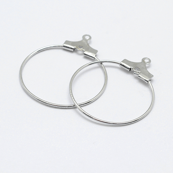 PandaHall Brass Pendants, Hoop Earrings Findings, Long-Lasting Plated, Nickel Free, Open Circle/Ring, Real Platinum Plated, 24.5x20.5x0.9mm...
PandaHall Brass Pendants, Hoop Earrings Findings, Long-Lasting Plated, Nickel Free, Open Circle/Ring, Real Platinum Plated, 24.5x20.5x0.9mm...