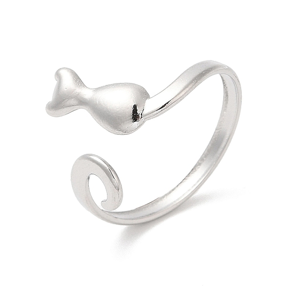 PandaHall 304 Stainless Steel Cuff Finger Rings, Cat Shaped Open Rings for Women, Stainless Steel Color, Inner Diameter: 19mm 304 Stainless...
PandaHall 304 Stainless Steel Cuff Finger Rings, Cat Shaped Open Rings for Women, Stainless Steel Color, Inner Diameter: 19mm 304 Stainless...