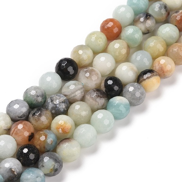 PandaHall Natural Flower Amazonite Beads Strands, Faceted(128 Facets), Round, 10mm, Hole: 1.2mm, about 38pcs/strand, 15.16''(38.5cm) Flower...
PandaHall Natural Flower Amazonite Beads Strands, Faceted(128 Facets), Round, 10mm, Hole: 1.2mm, about 38pcs/strand, 15.16''(38.5cm) Flower...