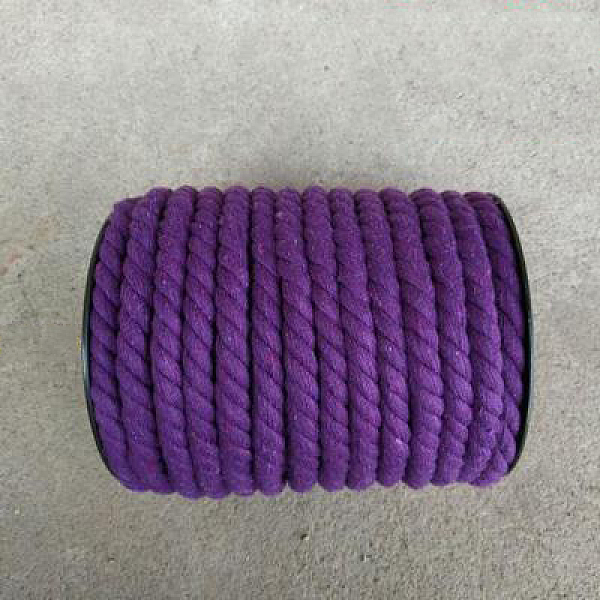 PandaHall 3-Ply Macrame Cotton Cord, Twisted Cotton Rope, for Wall Hanging, Plant Hangers, Crafts and Wedding Decorations, Dark Violet, 12mm..., Purple
PandaHall 3-Ply Macrame Cotton Cord, Twisted Cotton Rope, for Wall Hanging, Plant Hangers, Crafts and Wedding Decorations, Dark Violet, 12mm..., Purple