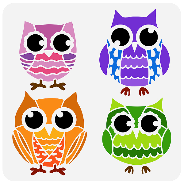 PandaHall FINGERINSPIRE Owl Cartoon Painting Stencil 11.8x11.8inch Reusable Owl Stencil DIY Art Owl Pattern Drawing Template Animal Theme...
PandaHall FINGERINSPIRE Owl Cartoon Painting Stencil 11.8x11.8inch Reusable Owl Stencil DIY Art Owl Pattern Drawing Template Animal Theme...