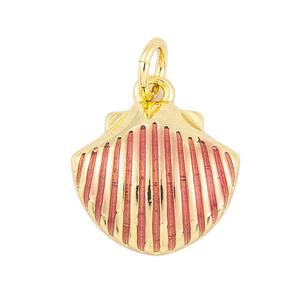 PandaHall Rack Plating Brass Enamel Pendants, Cadmium Free & Lead Free, Long-Lasting Plated, Real 18K Gold Plated, Shell Shape, Light Salmon...
PandaHall Rack Plating Brass Enamel Pendants, Cadmium Free & Lead Free, Long-Lasting Plated, Real 18K Gold Plated, Shell Shape, Light Salmon...
