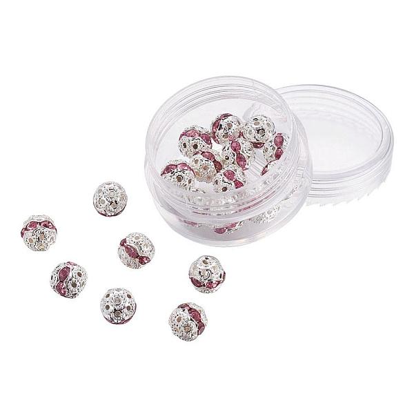 PandaHall Brass Rhinestone Beads, Grade A, Silver Color Plated, Round, Light Rose, 8mm, Hole: 1mm, 20pcs/box Brass+Rhinestone Round Silver
PandaHall Brass Rhinestone Beads, Grade A, Silver Color Plated, Round, Light Rose, 8mm, Hole: 1mm, 20pcs/box Brass+Rhinestone Round Silver