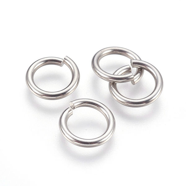 PandaHall 304 Stainless Steel Open Jump Rings, Stainless Steel Color, 12 Gauge, 13x2mm, Inner Diameter: 9mm, 300pcs/bag 304 Stainless Steel
PandaHall 304 Stainless Steel Open Jump Rings, Stainless Steel Color, 12 Gauge, 13x2mm, Inner Diameter: 9mm, 300pcs/bag 304 Stainless Steel