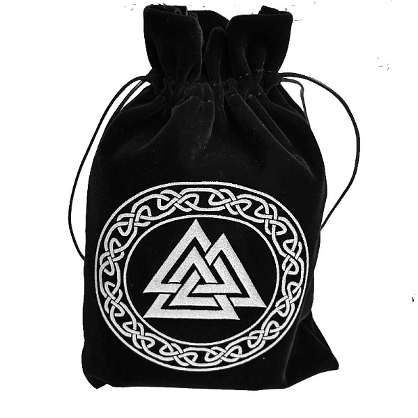 PandaHall Velvet Tarot Cards Storage Bags, Tarot Desk Storage Holder, Black, Viking Valknut Symbol, Triangle Pattern, 18x13cm Velvet...
PandaHall Velvet Tarot Cards Storage Bags, Tarot Desk Storage Holder, Black, Viking Valknut Symbol, Triangle Pattern, 18x13cm Velvet...