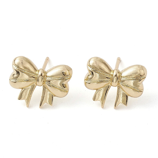 PandaHall Bowknot Brass Stud Earrings, Long-Lasting Plated, Lead Free & Cadmium Free, Real 18K Gold Plated, 12.5x15mm Brass Bowknot
PandaHall Bowknot Brass Stud Earrings, Long-Lasting Plated, Lead Free & Cadmium Free, Real 18K Gold Plated, 12.5x15mm Brass Bowknot