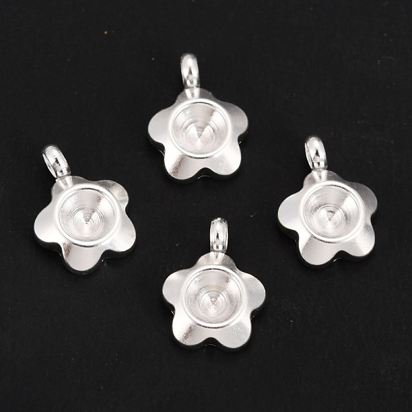 PandaHall 201 Stainless Steel Pendant Rhinestone Settings, For Pointed Back Rivoli Rhinestone, Flower, Silver, Fit for 4mm Rhinestone...
PandaHall 201 Stainless Steel Pendant Rhinestone Settings, For Pointed Back Rivoli Rhinestone, Flower, Silver, Fit for 4mm Rhinestone...