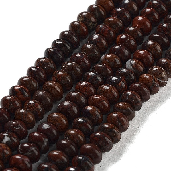 PandaHall Natural Brecciated Jasper Beads Strands, Rondelle, 8~9x5~5.5mm, Hole: 1.2mm, about 78~80pcs/strand, 15.31~15.47 inch(38.9~39.3cm)...
PandaHall Natural Brecciated Jasper Beads Strands, Rondelle, 8~9x5~5.5mm, Hole: 1.2mm, about 78~80pcs/strand, 15.31~15.47 inch(38.9~39.3cm)...