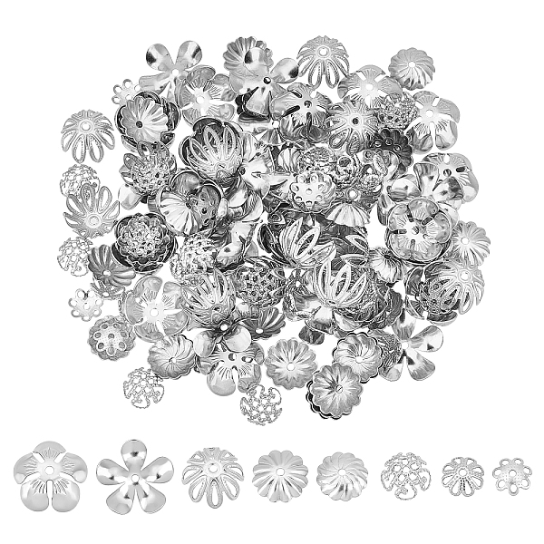 PandaHall UNICRAFTALE About 160Pcs 8 Style Flower Bead Caps 7~15mm 304/316 Stainless Steel Spacer Bead Caps Metal Bead End Caps Spacers...
PandaHall UNICRAFTALE About 160Pcs 8 Style Flower Bead Caps 7~15mm 304/316 Stainless Steel Spacer Bead Caps Metal Bead End Caps Spacers...