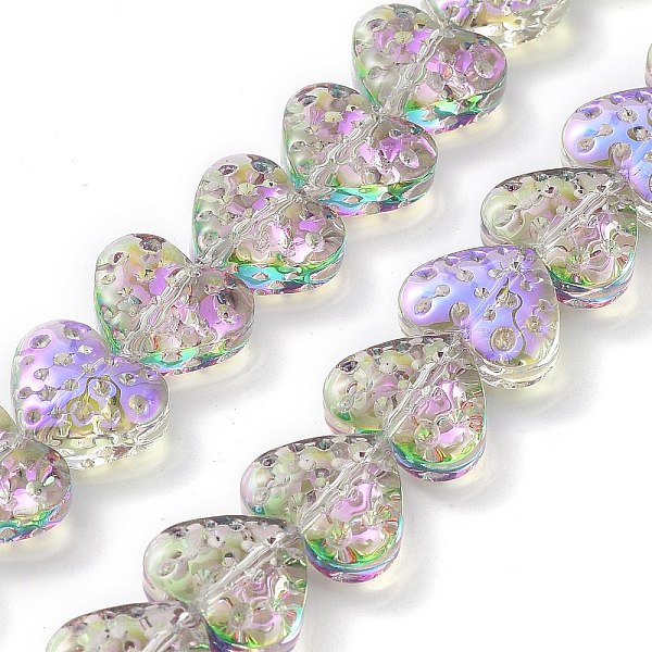 PandaHall Electroplate Transparent Glass Beads Strands, Heart, Medium Orchid, 13x15mm, Hole: 1.2mm, about 50pcs/strand, 25.59''(65cm) Glass...
PandaHall Electroplate Transparent Glass Beads Strands, Heart, Medium Orchid, 13x15mm, Hole: 1.2mm, about 50pcs/strand, 25.59''(65cm) Glass...
