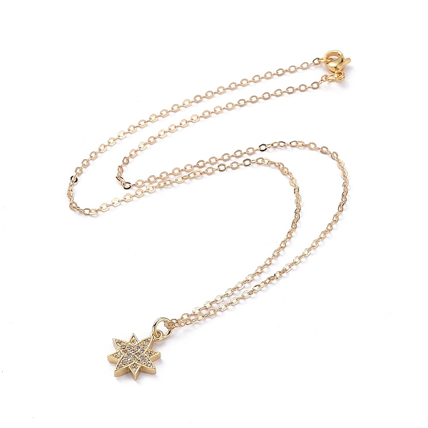 PandaHall Brass Micro Pave Cubic Zirconia Pendant Necklace, with Brass Cable Chains, 304 Stainless Steel Lobster Claw Clasps and Cardboard...
PandaHall Brass Micro Pave Cubic Zirconia Pendant Necklace, with Brass Cable Chains, 304 Stainless Steel Lobster Claw Clasps and Cardboard...