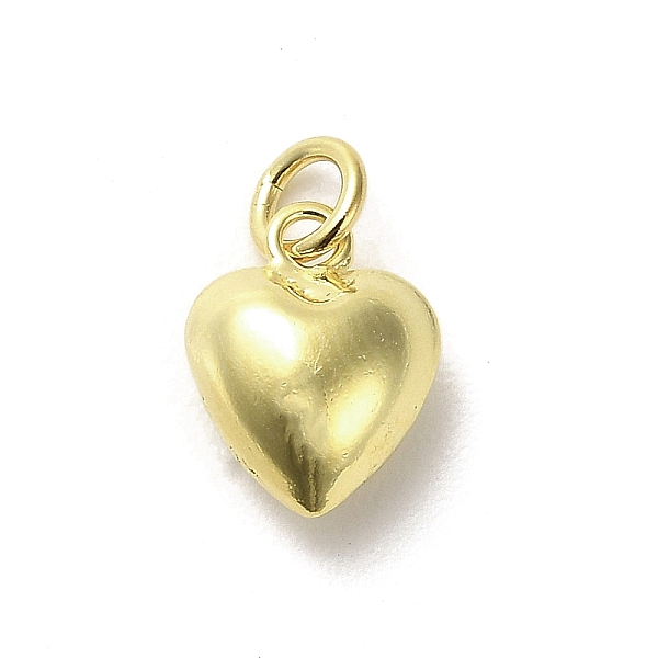 PandaHall 925 Sterling Silver Pendants, Puffed Heart Charms with Jump Rings, Golden, 10x8x5mm, Hole: 3mm Sterling Silver Heart
PandaHall 925 Sterling Silver Pendants, Puffed Heart Charms with Jump Rings, Golden, 10x8x5mm, Hole: 3mm Sterling Silver Heart