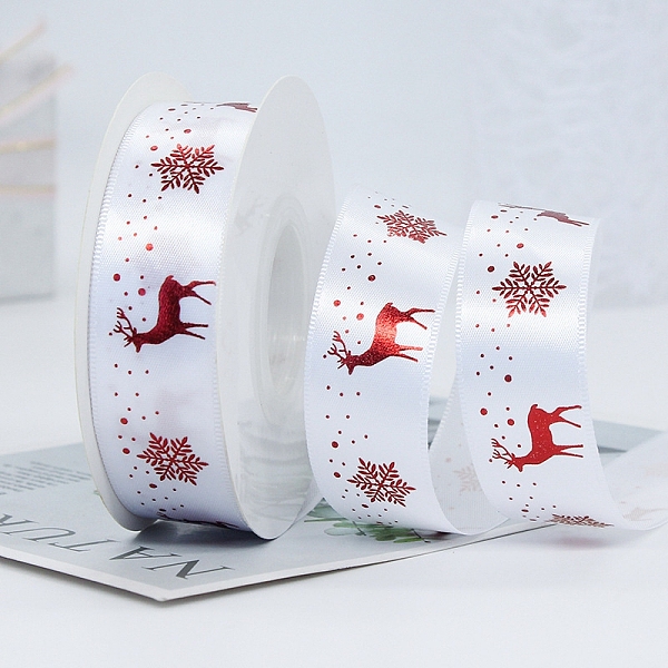 PandaHall 22M Flat Christmas Reindeer Printed Polyester Satin Ribbons, Hot Stamping Ribbons, White, 1 inch(25mm), about 24.06 Yards...
PandaHall 22M Flat Christmas Reindeer Printed Polyester Satin Ribbons, Hot Stamping Ribbons, White, 1 inch(25mm), about 24.06 Yards...