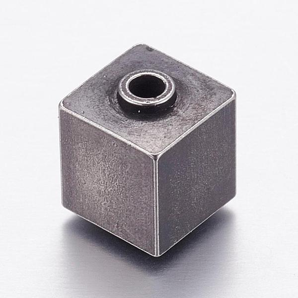 PandaHall 304 Stainless Steel Beads, Cube, Antique Silver, 10x8x8mm, Hole: 2mm 304 Stainless Steel Cube
PandaHall 304 Stainless Steel Beads, Cube, Antique Silver, 10x8x8mm, Hole: 2mm 304 Stainless Steel Cube