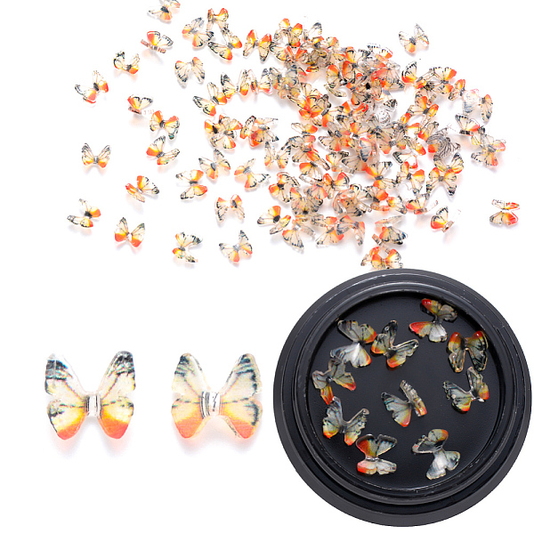 PandaHall Resin Cabochons, Nail Art Decoration Accessories, 3D Butterfly, Tomato, 6x5.5~7x2~3mm, 10pcs/box Resin Butterfly Red
PandaHall Resin Cabochons, Nail Art Decoration Accessories, 3D Butterfly, Tomato, 6x5.5~7x2~3mm, 10pcs/box Resin Butterfly Red