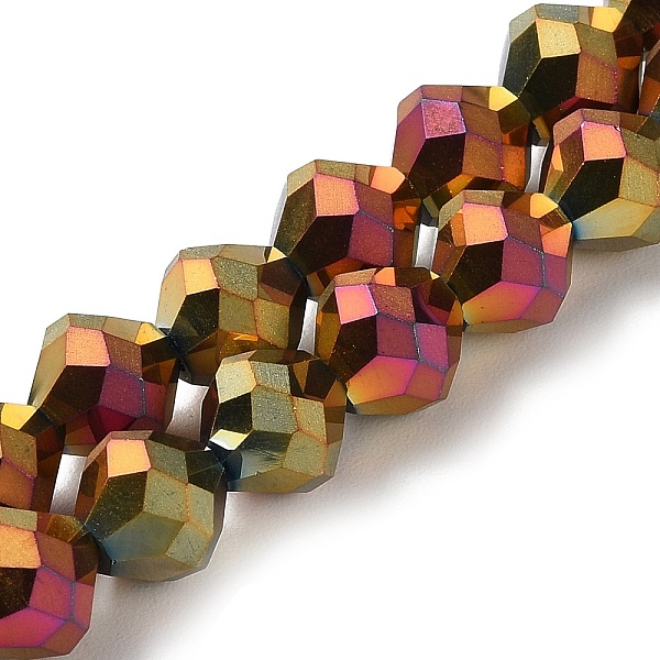 PandaHall Electroplate Glass Beads Strands, Frosted, Bicone, Rainbow Plated, 10x9.5mm, Hole: 1.2mm, about 60pcs/strand, 22.76''(57.8cm)...
PandaHall Electroplate Glass Beads Strands, Frosted, Bicone, Rainbow Plated, 10x9.5mm, Hole: 1.2mm, about 60pcs/strand, 22.76''(57.8cm)...