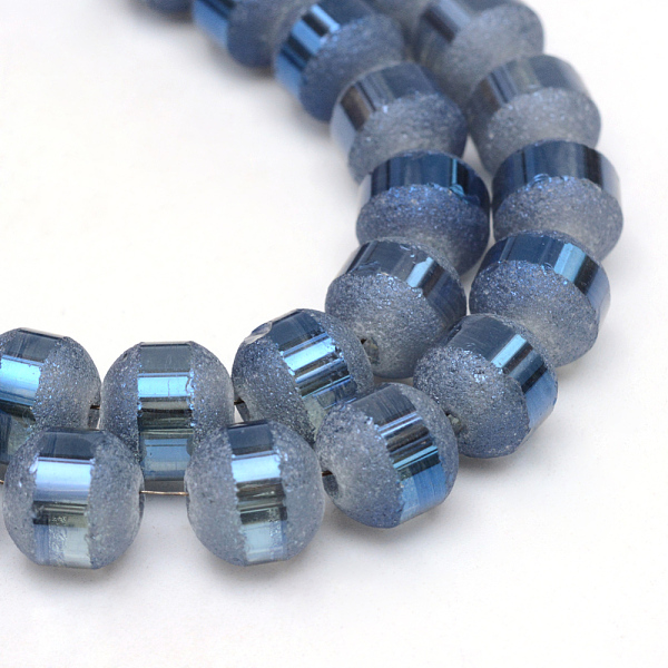 PandaHall Electroplate Glass Bead Strands, Frosted, Rainbow Plated, Round, Marine Blue, 10mm, Hole: 2mm, about 72pcs/strand, 28.3 inch Glass...
PandaHall Electroplate Glass Bead Strands, Frosted, Rainbow Plated, Round, Marine Blue, 10mm, Hole: 2mm, about 72pcs/strand, 28.3 inch Glass...