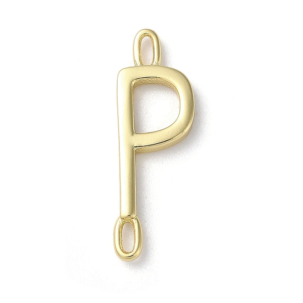 PandaHall Rack Plating Brass Connector Charms, Cadmium Free & Lead Free, Long-Lasting Plated, Real 18K Gold Plated, Letter P, 22.5x7x1.5mm...
PandaHall Rack Plating Brass Connector Charms, Cadmium Free & Lead Free, Long-Lasting Plated, Real 18K Gold Plated, Letter P, 22.5x7x1.5mm...