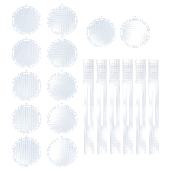 PandaHall Resin Mesh Canvas Bag Sheets, for DIY Crafting Knit Handbag Accessories, White, 17.3x0.1cm, 3pcs/set Resin White
PandaHall Resin Mesh Canvas Bag Sheets, for DIY Crafting Knit Handbag Accessories, White, 17.3x0.1cm, 3pcs/set Resin White