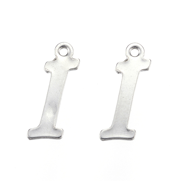 PandaHall 304 Stainless Steel Letter Charms, Letter.I, Stainless Steel Color, 13.5x5x0.8mm, Hole: 1mm 304 Stainless Steel Letter
PandaHall 304 Stainless Steel Letter Charms, Letter.I, Stainless Steel Color, 13.5x5x0.8mm, Hole: 1mm 304 Stainless Steel Letter