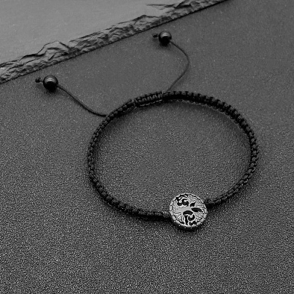 PandaHall Alloy Tree of Life Bead Braided Bead Bracelets, Adjustable Polyester Cord Bracelets for Women, Gunmetal, 6-1/4 inch(16cm) Alloy..., Black
PandaHall Alloy Tree of Life Bead Braided Bead Bracelets, Adjustable Polyester Cord Bracelets for Women, Gunmetal, 6-1/4 inch(16cm) Alloy..., Black