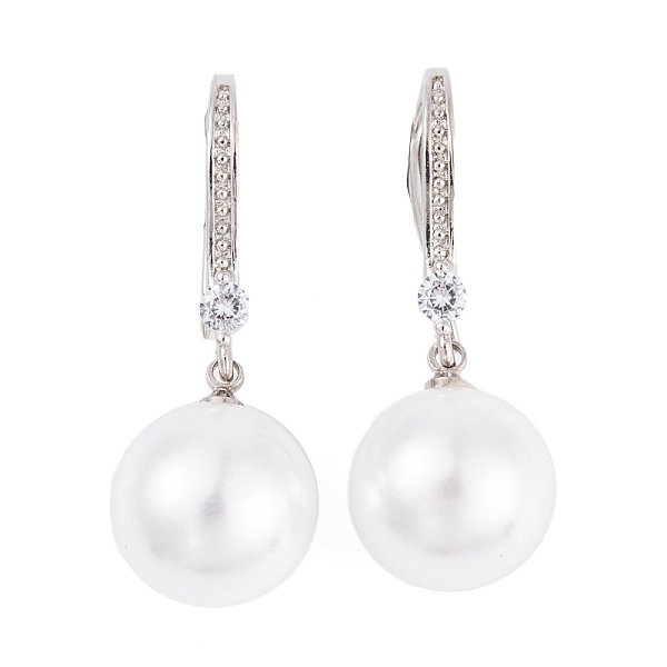 PandaHall Rack Plating Brass Cubic Zirconia ABS Pearl Earring Hooks, Cadmium Free & Lead Free, Long-Lasting Plated, Platinum, 32x3mm..., White
PandaHall Rack Plating Brass Cubic Zirconia ABS Pearl Earring Hooks, Cadmium Free & Lead Free, Long-Lasting Plated, Platinum, 32x3mm..., White