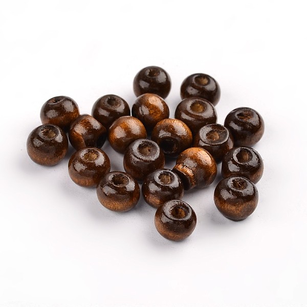 PandaHall Handmade Natural Wood Beads, Lead Free, Dyed, Round, Coffee, 8mm, Hole: 2mm, about 6000pcs/1000g Wood Round Brown
PandaHall Handmade Natural Wood Beads, Lead Free, Dyed, Round, Coffee, 8mm, Hole: 2mm, about 6000pcs/1000g Wood Round Brown