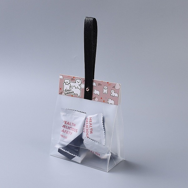 PandaHall Plastic Transparent Gift Bag, Storage Bags, Self Seal Bag, Top Seal, Rectangle, with Cartoon Card and Sling, Hole and Nail...
PandaHall Plastic Transparent Gift Bag, Storage Bags, Self Seal Bag, Top Seal, Rectangle, with Cartoon Card and Sling, Hole and Nail...