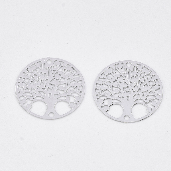 PandaHall Brass Links connectors, Etched Metal Embellishments, Long-Lasting Plated, Flat Round with Tree of Life, Platinum, 16x0.3mm, Hole...
PandaHall Brass Links connectors, Etched Metal Embellishments, Long-Lasting Plated, Flat Round with Tree of Life, Platinum, 16x0.3mm, Hole...