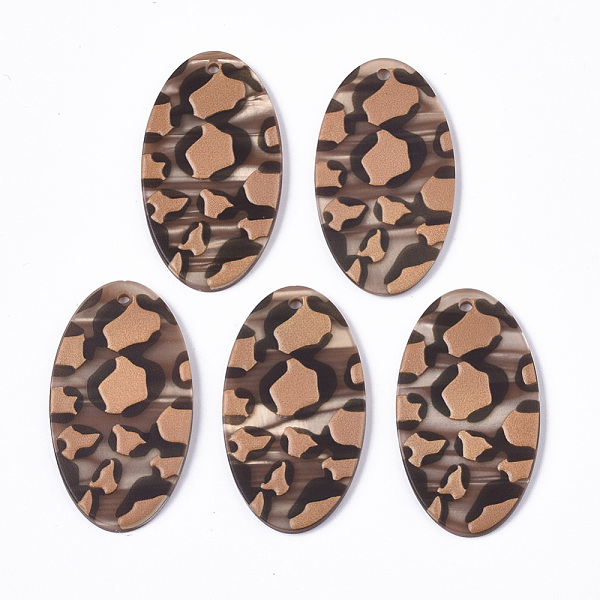 PandaHall Cellulose Acetate(Resin) Pendants, 3D Printed, Oval, Leopard Print Pattern, BurlyWood, 45x25.5x2.5mm, Hole: 2mm Cellulose Acetate..., Orange
PandaHall Cellulose Acetate(Resin) Pendants, 3D Printed, Oval, Leopard Print Pattern, BurlyWood, 45x25.5x2.5mm, Hole: 2mm Cellulose Acetate..., Orange