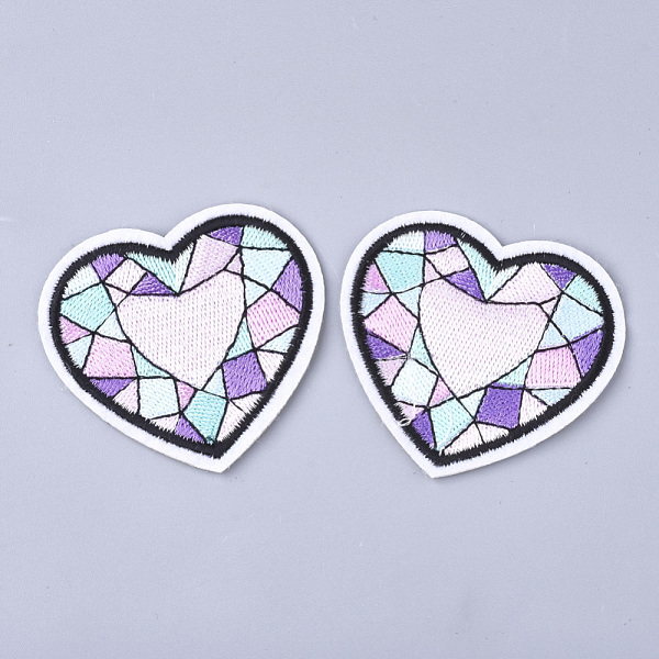PandaHall Computerized Embroidery Cloth Iron On Patches, Costume Accessories, Appliques, Heart, Lavender Blush, 53x58x1mm Cloth Heart
PandaHall Computerized Embroidery Cloth Iron On Patches, Costume Accessories, Appliques, Heart, Lavender Blush, 53x58x1mm Cloth Heart