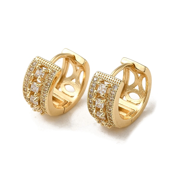 PandaHall Brass Micro Pave Cubic Zirconia Hoop Earring, Light Gold, 13.5x7mm Brass
PandaHall Brass Micro Pave Cubic Zirconia Hoop Earring, Light Gold, 13.5x7mm Brass