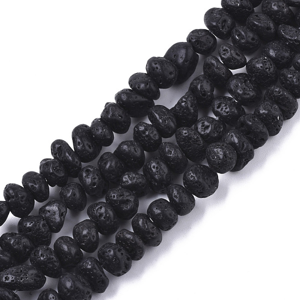 PandaHall Luster Natural Lava Rock Beads Strands, Nuggets, Black, 6~10x6~10x4~6mm, Hole: 1mm, about 75~80pcs/strand, 15.35 inch(39cm) Lava...
PandaHall Luster Natural Lava Rock Beads Strands, Nuggets, Black, 6~10x6~10x4~6mm, Hole: 1mm, about 75~80pcs/strand, 15.35 inch(39cm) Lava...