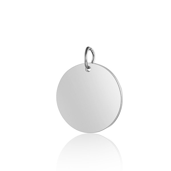 PandaHall 201 Stainless Steel Pendants, Manual Polishing, Flat Round, Stamping Blank Tag, Stainless Steel Color, 12x1mm, Hole: 3.5mm 201...
PandaHall 201 Stainless Steel Pendants, Manual Polishing, Flat Round, Stamping Blank Tag, Stainless Steel Color, 12x1mm, Hole: 3.5mm 201...