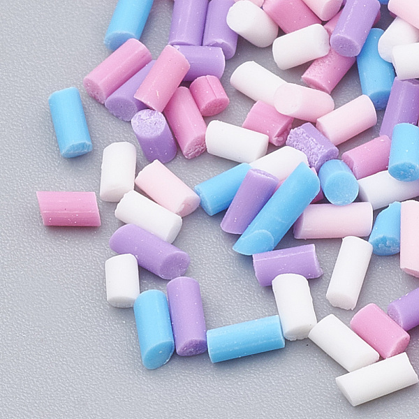 PandaHall Handmade Polymer Clay Sprinkle Beads, Fake Food Craft, No Hole, Mixed Color, 2.5~12.5x1.5mm Polymer Clay Column Multicolor
PandaHall Handmade Polymer Clay Sprinkle Beads, Fake Food Craft, No Hole, Mixed Color, 2.5~12.5x1.5mm Polymer Clay Column Multicolor