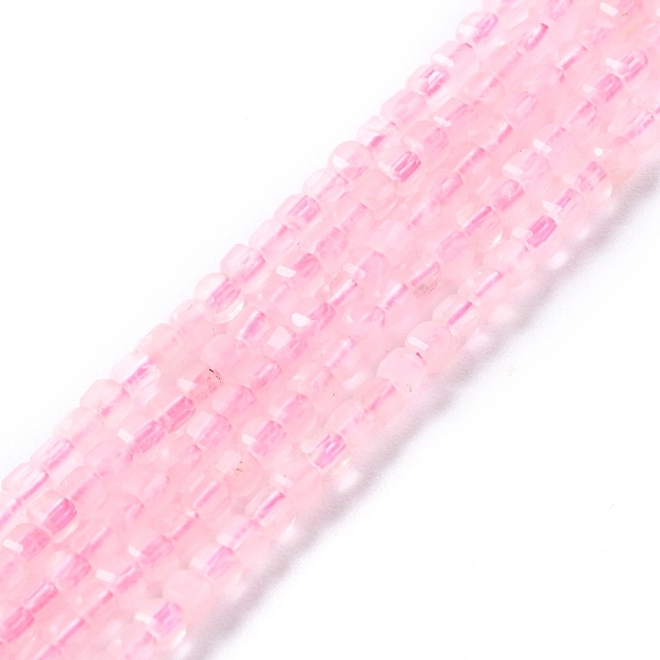 PandaHall Natural Rose Quartz Beads Strands, Faceted, Cube, 2x2.5x2.5mm, Hole: 0.6mm, about 166pcs/strand, 15.35''(39cm) Rose Quartz Cube
PandaHall Natural Rose Quartz Beads Strands, Faceted, Cube, 2x2.5x2.5mm, Hole: 0.6mm, about 166pcs/strand, 15.35''(39cm) Rose Quartz Cube