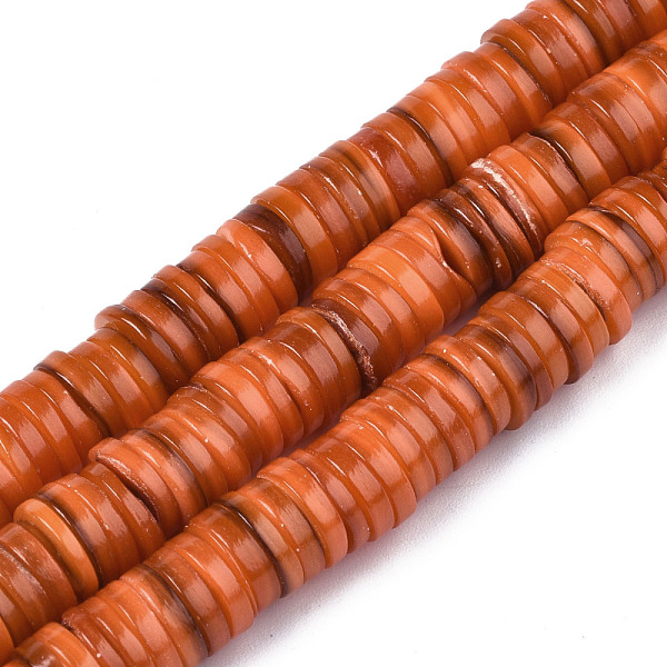 PandaHall Natural Freshwater Shell Beads Strands, Dyed, Heishi Beads, Flat Round/Disc, Chocolate, 8x1mm, Hole: 0.8mm, about 196pcs/strand..., Brown
PandaHall Natural Freshwater Shell Beads Strands, Dyed, Heishi Beads, Flat Round/Disc, Chocolate, 8x1mm, Hole: 0.8mm, about 196pcs/strand..., Brown
