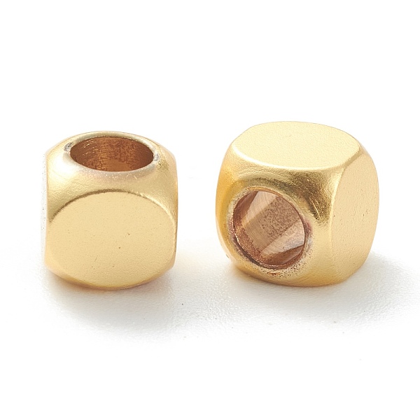 PandaHall Brass Beads, Long-Lasting Plated, Cube, Real 18K Gold Plated, 5x5x5mm, Hole: 3mm Brass Cube
PandaHall Brass Beads, Long-Lasting Plated, Cube, Real 18K Gold Plated, 5x5x5mm, Hole: 3mm Brass Cube