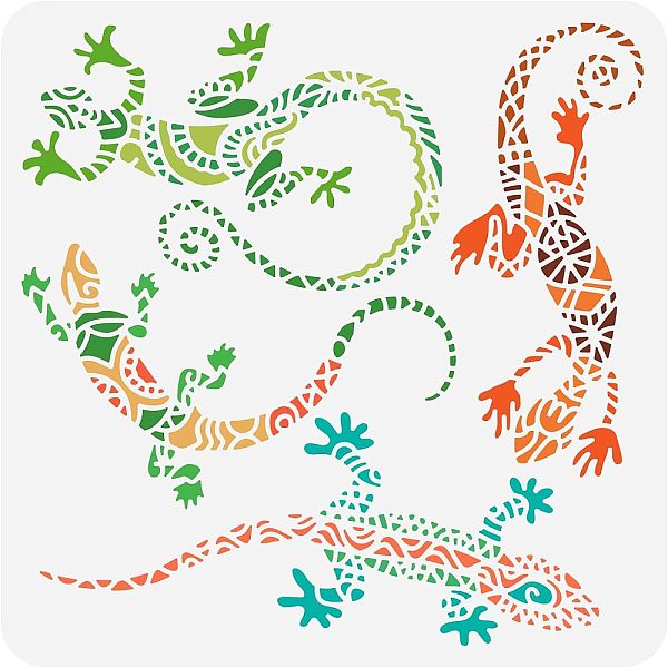 PandaHall FINGERINSPIRE Geckos Stencil 11.8x11.8 inch Lizards Stencils Template Plastic Aztec Lizard Pattern Painting Stencil Large Reusable...
PandaHall FINGERINSPIRE Geckos Stencil 11.8x11.8 inch Lizards Stencils Template Plastic Aztec Lizard Pattern Painting Stencil Large Reusable...