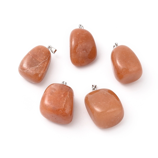 PandaHall Natural Red Aventurine Pendants, with Platinum Tone Brass Findings, Nuggets, 23~30x13~22x12~20mm, Hole: 5x3mm Red Aventurine...
PandaHall Natural Red Aventurine Pendants, with Platinum Tone Brass Findings, Nuggets, 23~30x13~22x12~20mm, Hole: 5x3mm Red Aventurine...
