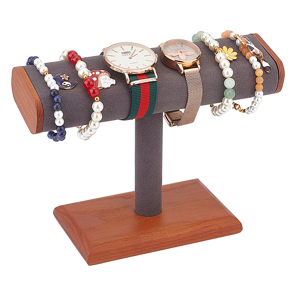 PandaHall T-Shaped Bar Wood Covered with Microfiber Bracelet Display Stands, Tabletop Bracelet Organizer Holder, Gray, 20.1x8x14.8cm Wood...
PandaHall T-Shaped Bar Wood Covered with Microfiber Bracelet Display Stands, Tabletop Bracelet Organizer Holder, Gray, 20.1x8x14.8cm Wood...